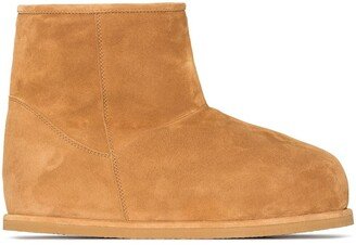 Heidi shearling-lined suede boots