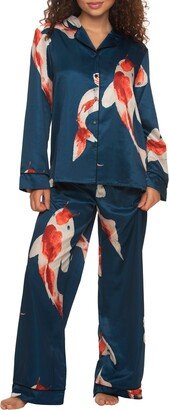 Adrienne Print Satin Pajamas