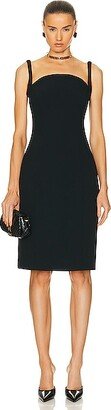 Sleeveless Midi Dress in Black