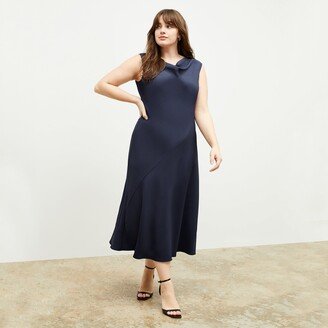 Priya Dress - Eco Heavy Soft Wave - Caspian Blue