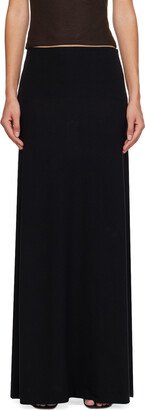 Black Lauren Maxi Skirt