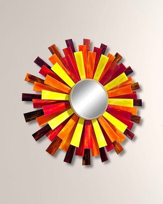 Karo Studios Sunburst Sculptural Wall Mirror - 37