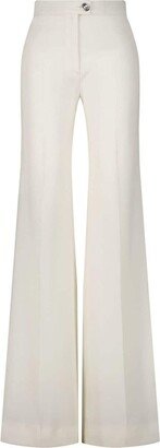 High-Waist Straight-Leg Trousers-BL