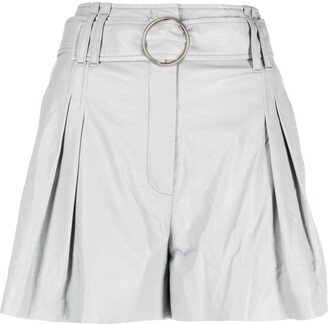 Paoli pleated mini shorts
