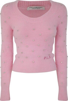 Embellished Crewneck Jumper