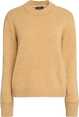 Crewneck Ribbed Knit Jumper