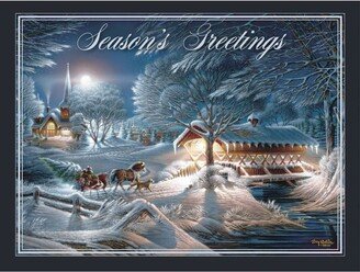 12ct Evening Frost Boxed Christmas Cards