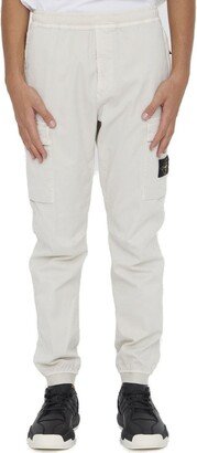 Logo Patch Tapered Cargo Trousers