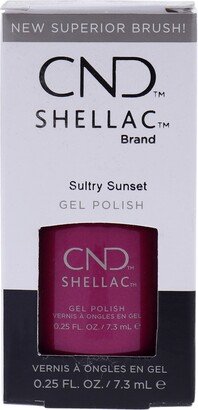 Shellac Nail Color - Sultry Sunset by for Women - 0.25 oz Nail Polish