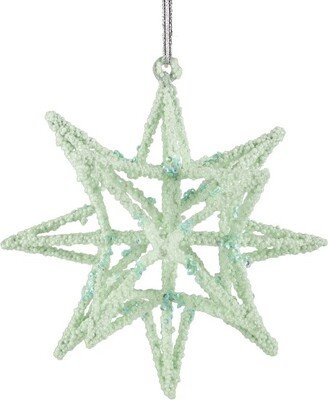 Northlight 6.75 Light Green Starburst Christmas Ornament