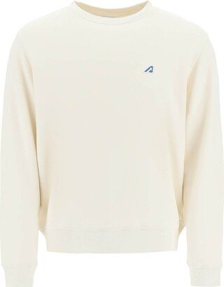 Logo Printed Long-Sleeved Sweatshirt-AC