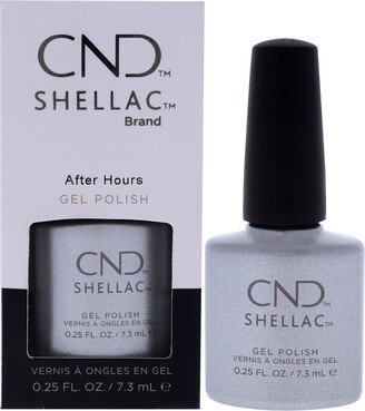 Shellac Nail Color - After Hours by for Women - 0.25 oz Nail Polish