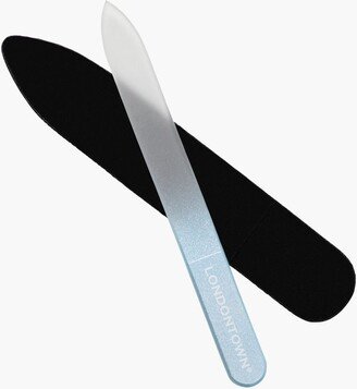 Londontown Blue Chrome Glass Nail File