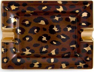 Leopard-Print Ashtray