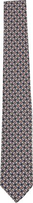 Patterned Motif Beige/ Multicolor Tie