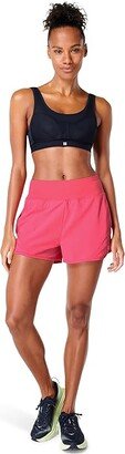 Track Speed 3.5 Running Shorts (Dahlia Pink) Women's Clothing