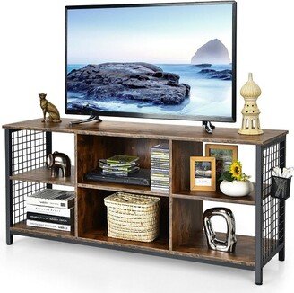 3-Tier TV Stand for TV's up to 65'' Entertainment Media Center w/Storage Basket