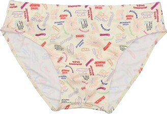 Graphic Printed Swim Briefs-AC