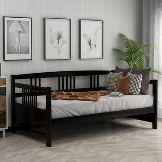 CTEX Modern Solid Wood Daybed, Multifunctional, Twin Size