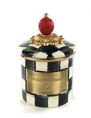 Courtly Check Mini Enamel Canister