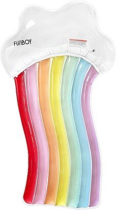 Clear Rainbow Lounger Pool Float