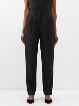 Gus Pinstriped Wool-blend Suit Trousers