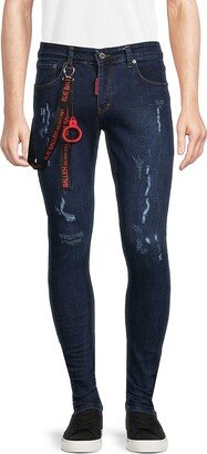 Elie Balleh Ripped Skinny Jeans-AD