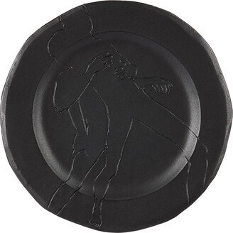 Yellow Nose Studio SSENSE Exclusive Black You Hold Me I Hold You Dinner Plate