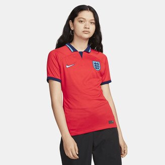 England 2022/23 Stadium Away Women's Dri-FIT Soccer Jersey in Red