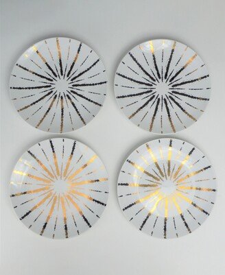 Luminaire 4 Piece Salad Accent Plate Set