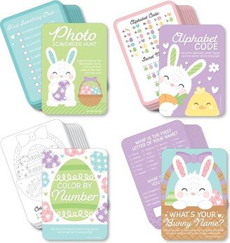 Big Dot of Happiness Spring Easter Bunny - 4 Happy Easter Party Games - 10 Cards Each - Gamerific Bundle