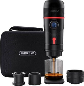 HiBREW Portable 3 in 1 Multi Function Electric Espresso Maker for Vehicle and Travel Compatible