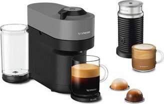 Vertuo Pop+ Combination Espresso and Coffee Maker with Milk Frother by Breville