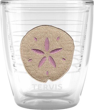 Tervis Beachcomber Collection Sand Dollar Made in Usa Double Walled Insulated Tumbler Travel Cup Keeps Drinks Cold & Hot, 12oz, Sand Dollar - Open Mis