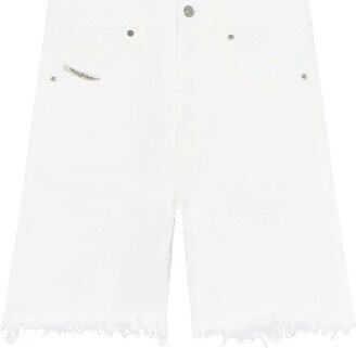 De-Amy frayed-edge denim shorts