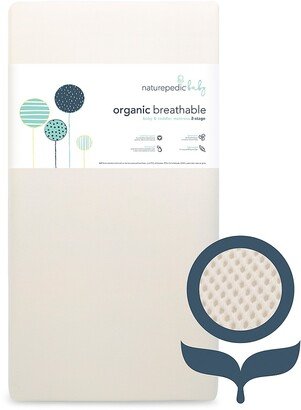 Organic Breathable Lightweight 2-Stage Baby Crib & Toddler Mattress