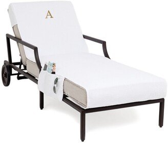 Bookman Chaise Lounge Cover (Monogram A-Z)-AC