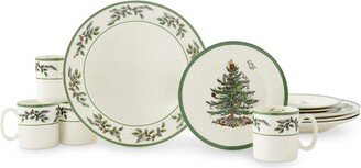 Christmas Tree Holly 12 Piece Set