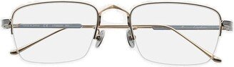 Rectangle Semi Rimless Glasses