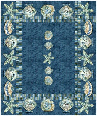 Embellished Shells Tablecloth, 70 x 84