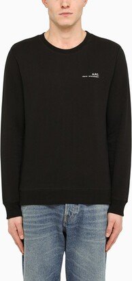 Black cotton sweatshirt