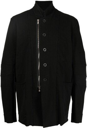 Zip-Detail Tailored Blazer