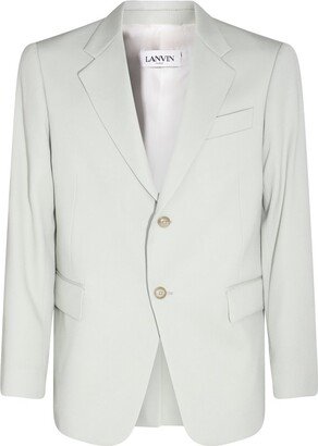 Single-Breasted Buttoned Blazer