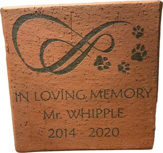 Customizable Laser Engraved Brick Personalized Images & Text. Pet Memorial Laser Engraved Brick