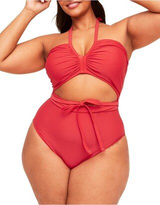 Adore Me Women' Lettie One Piece Swimwear 2X / Bitterweet Orange