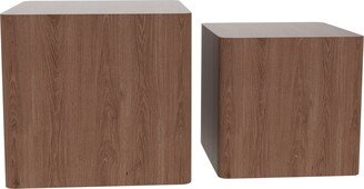 BESTCOSTY MDF Coffee Table, Side Table Set of 2