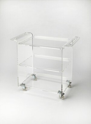 Crystal Clear Acrylic Trolley Server