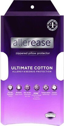 Queen Ultimate Comfort Breathable Pillow Protector-White