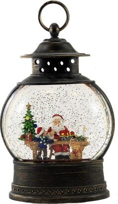 A&B Floral Christmas Santa Lantern Snow Globe A & B Floral - Water Globe