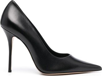 Pointed-Toe 110mm Leather Pumps-AA